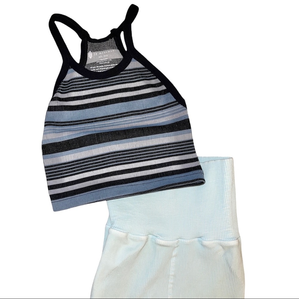 NEW Free People Movement Happiness Runs Top & Leggings Set - Picture 7 of 9